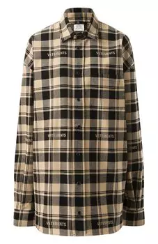 Хлопковая рубашка VETEMENTS