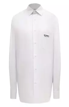 Хлопковая рубашка VETEMENTS