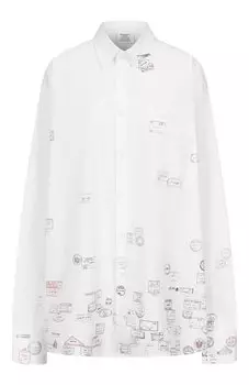 Хлопковая рубашка VETEMENTS