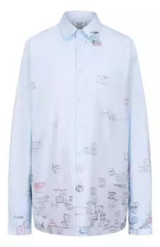 Хлопковая рубашка VETEMENTS