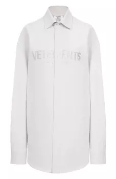 Хлопковая рубашка VETEMENTS