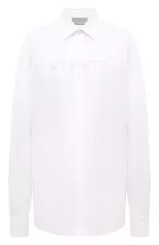 Хлопковая рубашка VTMNTS