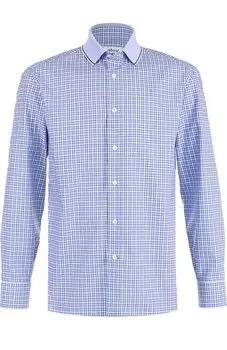 Хлопковая рубашка в клетку Brioni