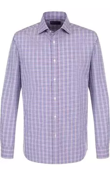 Хлопковая рубашка в клетку Ralph Lauren