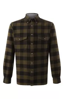 Хлопковая рубашка Woolrich