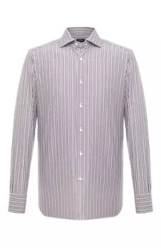 Хлопковая рубашка Zegna