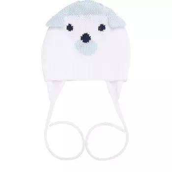 Хлопковая шапка с декором на завязках Catya