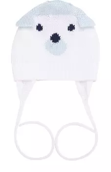 Хлопковая шапка с декором на завязках Catya