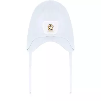 Хлопковая шапка с вышивкой Il Trenino