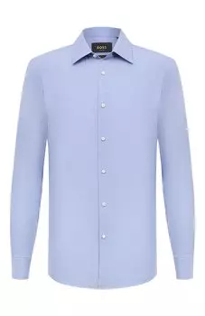 Хлопковая сорочка Boss Camel