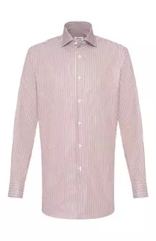 Хлопковая сорочка Brioni