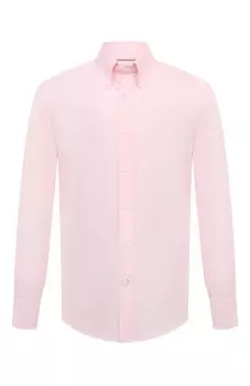 Хлопковая сорочка Brunello Cucinelli