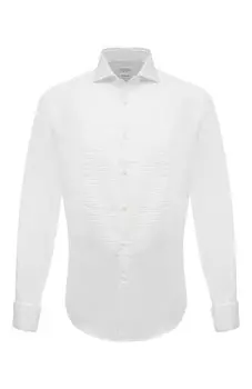 Хлопковая сорочка Brunello Cucinelli