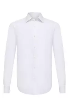 Хлопковая сорочка Brunello Cucinelli