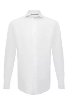 Хлопковая сорочка Brunello Cucinelli