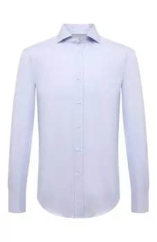 Хлопковая сорочка Brunello Cucinelli