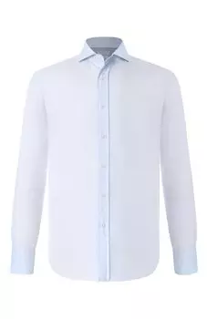 Хлопковая сорочка Brunello Cucinelli