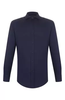 Хлопковая сорочка Brunello Cucinelli