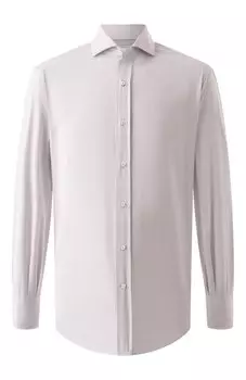 Хлопковая сорочка Brunello Cucinelli