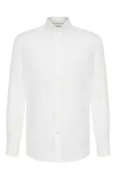 Хлопковая сорочка Brunello Cucinelli