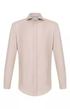 Хлопковая сорочка Brunello Cucinelli