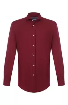 Хлопковая сорочка Brunello Cucinelli