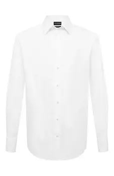 Хлопковая сорочка Emporio Armani