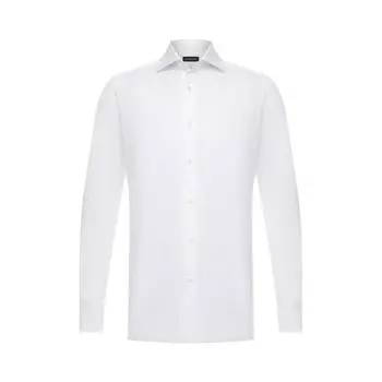 Хлопковая сорочка Ermenegildo Zegna
