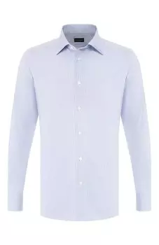 Хлопковая сорочка Ermenegildo Zegna