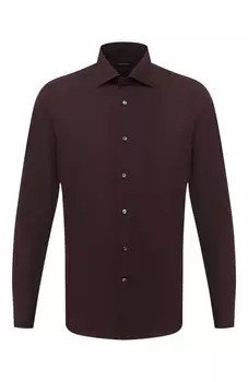 Хлопковая сорочка Ermenegildo Zegna