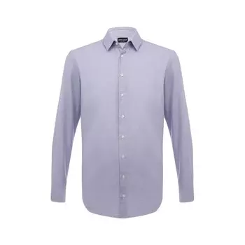 Хлопковая сорочка Giorgio Armani