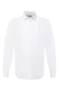 Хлопковая сорочка под смокинг Valentino