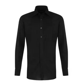 Хлопковая сорочка с итальянским воротником Tom Ford