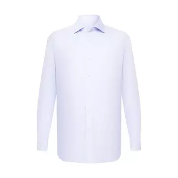 Хлопковая сорочка с воротником акула Brioni