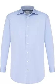 Хлопковая сорочка с воротником акула Brioni