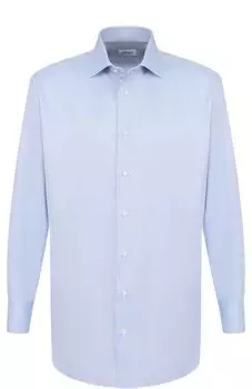 Хлопковая сорочка с воротником акула Brioni