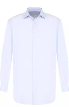 Хлопковая сорочка с воротником акула Brioni