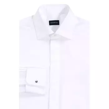 Хлопковая сорочка с воротником акула Ermenegildo Zegna