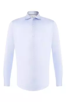 Хлопковая сорочка с воротником акула Loro Piana