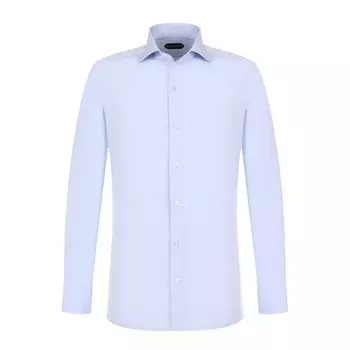 Хлопковая сорочка с воротником акула Tom Ford