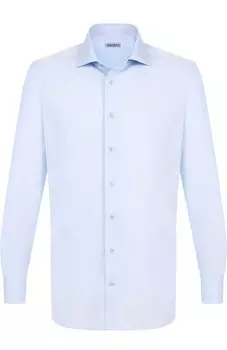 Хлопковая сорочка с воротником акула Zilli