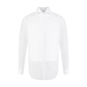 Хлопковая сорочка с воротником бабочка Brioni