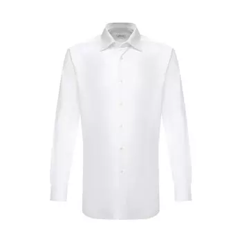 Хлопковая сорочка с воротником кент Brioni
