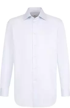 Хлопковая сорочка с воротником кент Brioni