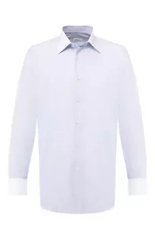 Хлопковая сорочка с воротником кент Brioni