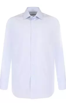 Хлопковая сорочка с воротником кент Brioni