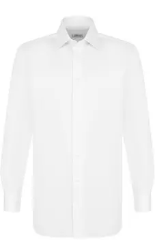 Хлопковая сорочка с воротником кент Brioni