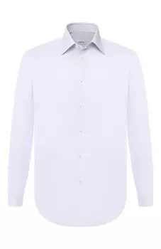Хлопковая сорочка с воротником кент Brioni