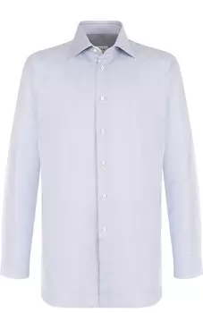 Хлопковая сорочка с воротником кент Brioni