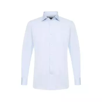 Хлопковая сорочка с воротником кент Ermenegildo Zegna